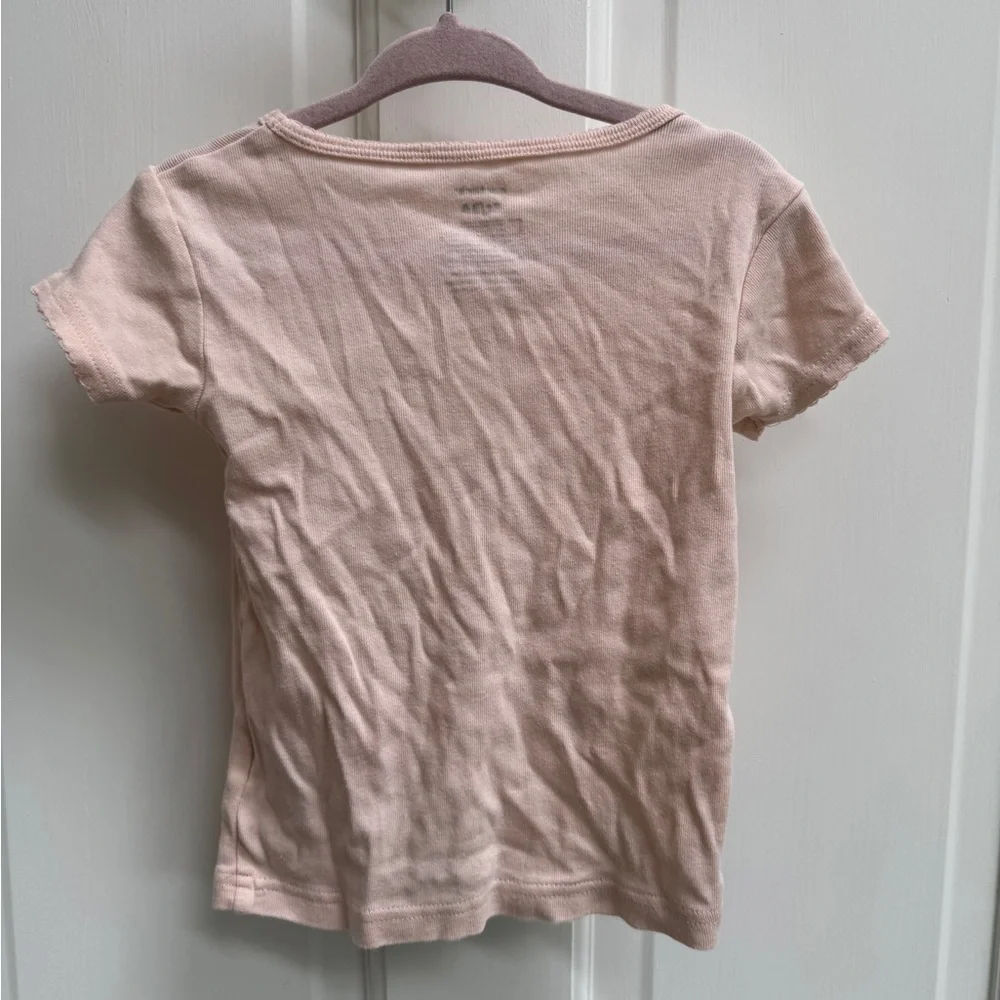 Carter's 3T Pink Mermaid Swimming Short Sleeve Tee Pajama Top